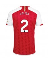 Arsenal William Saliba #2 Domácí Dres 2023-24 Krátký Rukáv